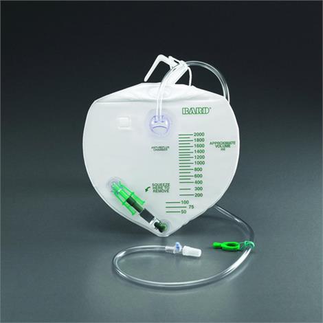 Bag, Bard Urine Drainage Bag With Anti-Reflux Chamber Bag, Bard Urine Drainage Bag With Anti-Reflux Chamber