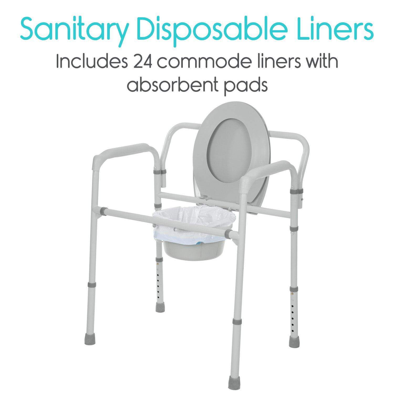 commode liners for pails