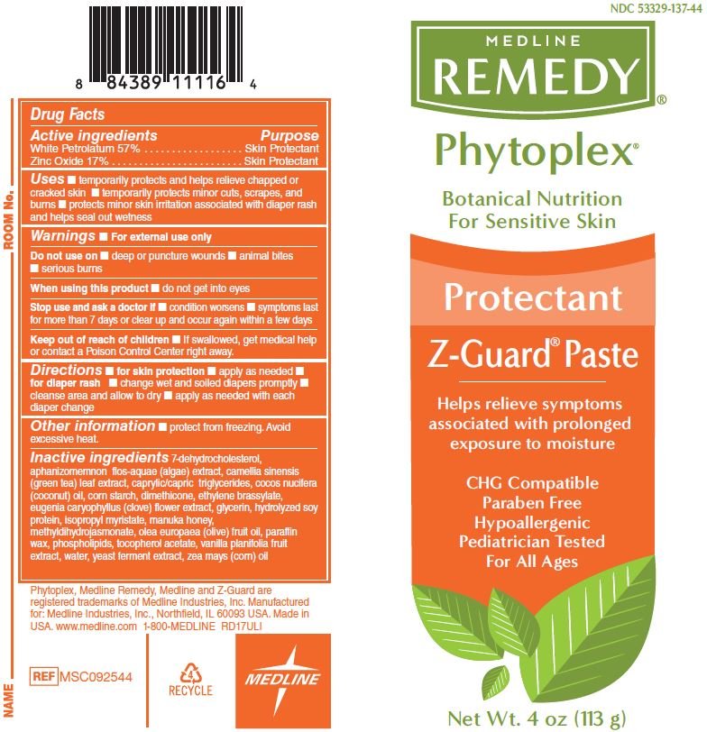 Cream-Remedy Phytoplex Z-Guard Skin Protectant Paste-Medline Cream-Remedy Phytoplex Z-Guard Skin Protectant Paste-Medline