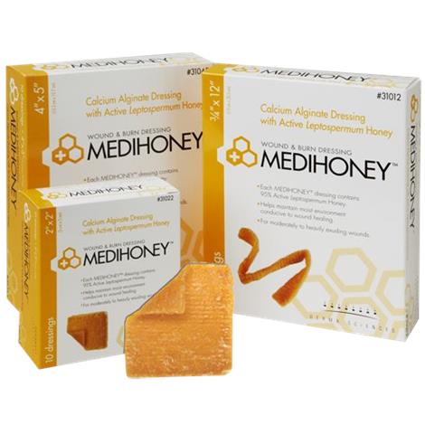Derma Sciences Medihoney Calcium Alginate Dressing Derma Sciences Medihoney Calcium Alginate Dressing