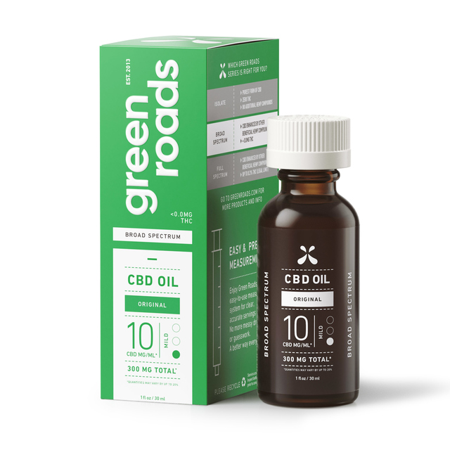 Green Roads CBD-BROAD SPECTRUM CBD OIL - 300MG