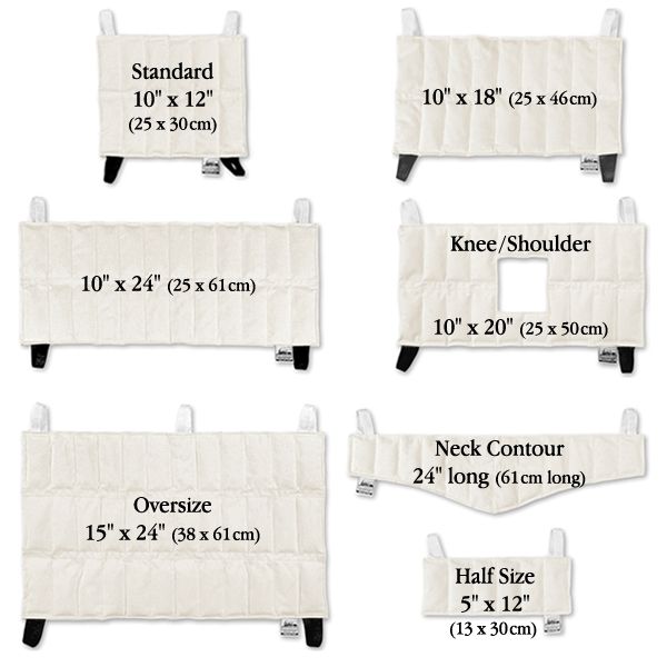 Hydrocollator Moist Heat Hotpacs Multiple Sizes Hydrocollator Moist Heat Hotpacs Multiple Sizes
