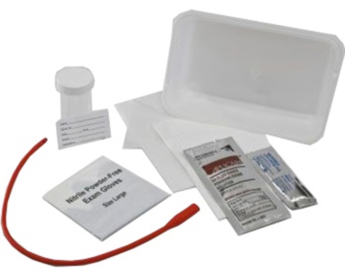 Kit,Covidien Open Urethral Catheter Tray With Hydrogel Coated Red Rubber Catheter