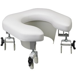 Lumex Height Adjustable Padded Raised Toilet Seat Riser