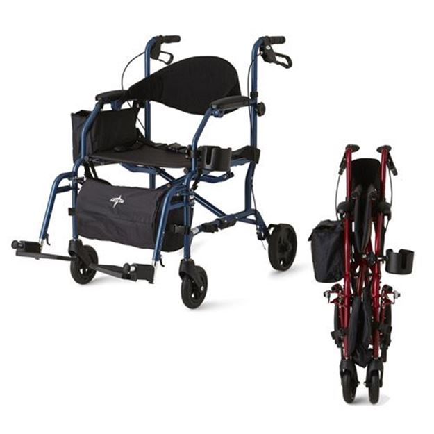 Medline Combination Rollator / Transport Chair Medline Combination Rollator / Transport Chair