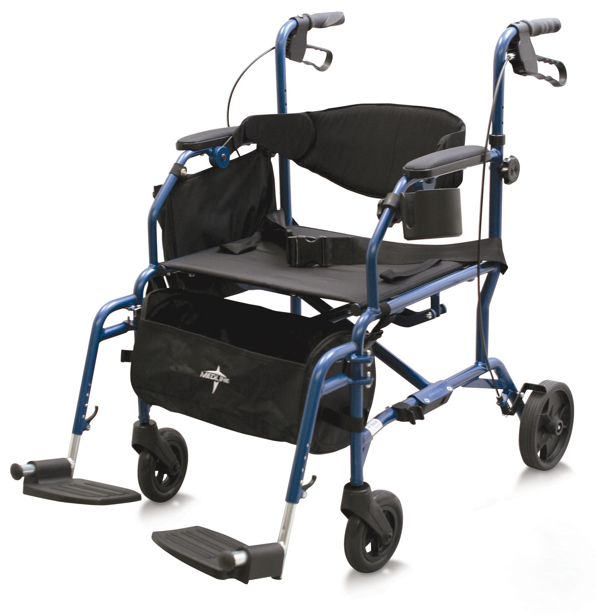 Medline duet Combination Rollator / Transport Chair Medline duet Combination Rollator / Transport Chair