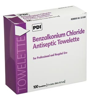 PDI Hygea Benzalkonium Chloride Antiseptic Towelettes PDI Hygea Benzalkonium Chloride Antiseptic Towelettes