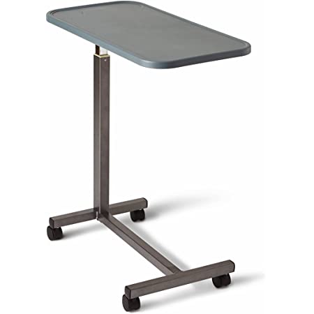 Plastic Table-Overbed Table w/ Wheels