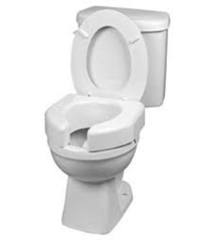 3” Elevated Toilet Seat-Open Front