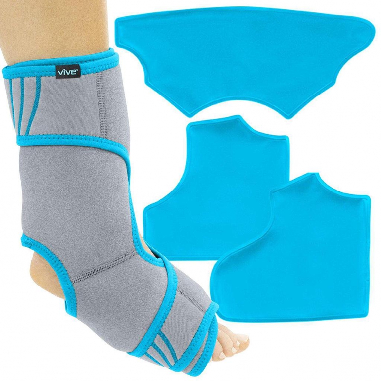 Ankle Ice Wrap and Support