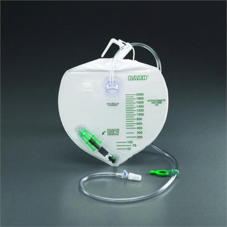 Bag, Bard Urine Drainage Bag With Anti-Reflux Chamber