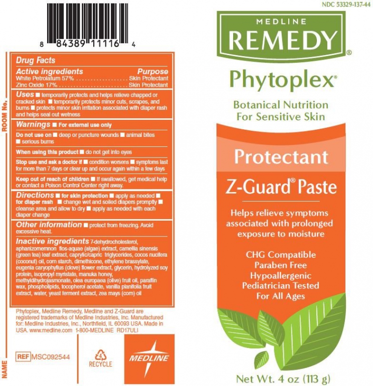 Cream-Remedy Phytoplex Z-Guard Skin Protectant Paste-Medline