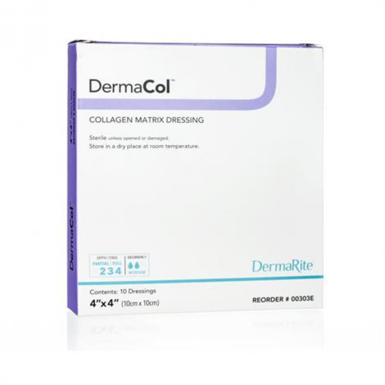 DermaRite DermaCol Collagen Matrix Wound Dressing