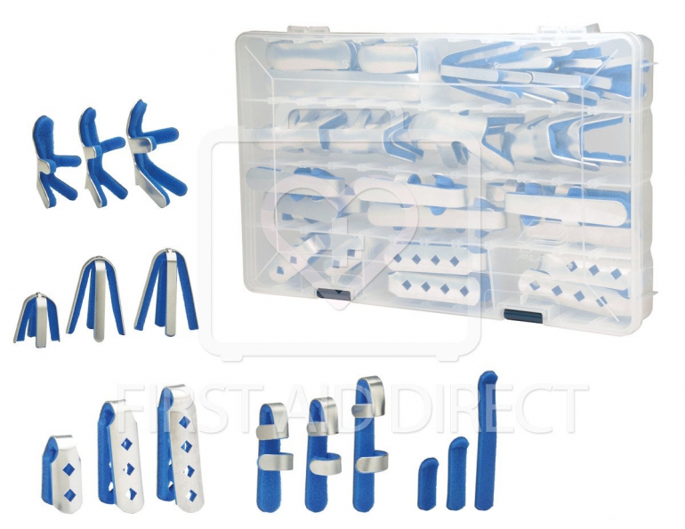 Finger Splint, aluminum and foam assorted