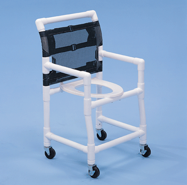 Healthline PVC Shower Commode Chair | R. A. Caldwell Co. Inc.