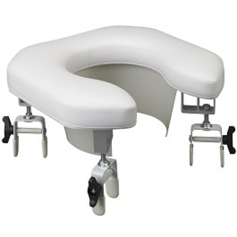 Lumex Height Adjustable Padded Raised Toilet Seat Riser | R. A. Caldwell