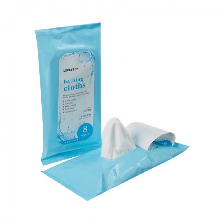 Mckesson Rinse-Free Bath Wipe