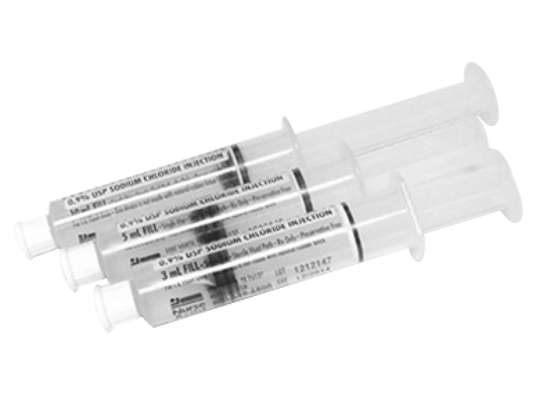 Med Stream® IV Flush Solution Sodium Chloride, Preservative Free 0.9% IV Solution Prefilled Syringe 10 mL Fill in 12 mL