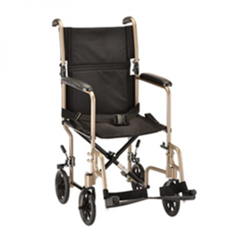 Nova 319-19 inch Steel Transport Chair