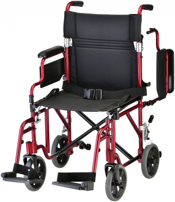 Nova 349 Transport Wheelchair With Flip Back Arms