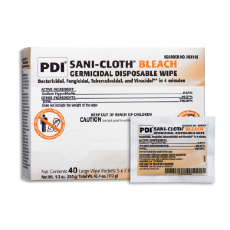 SANI-CLOTH® BLEACH GERMICIDAL DISPOSABLE WIPE #H58195
