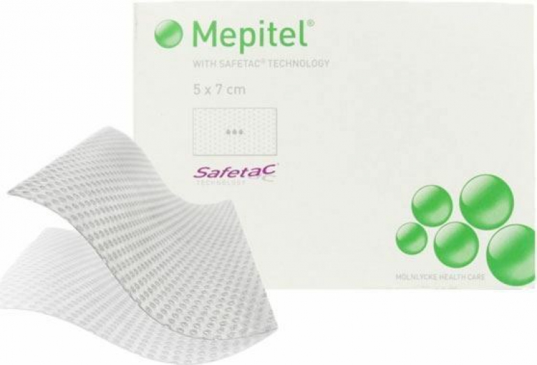 Silicone Contact Layer Molnlycke Mepitel One Wound Contact Layer with Safetac