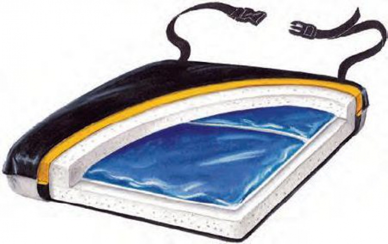 Skil-Care Gel-Foam Wheelchair Cushion Low Profile
