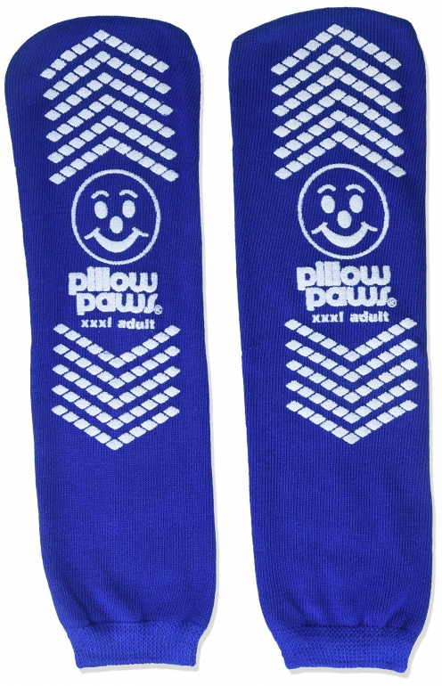 SLIPPER, SOCK TEAL ADLT LG by PBE