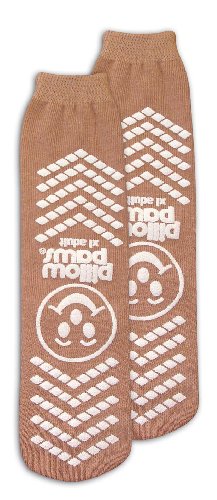 SLIPPER, SOCK TAN ADLT XLG by PBE SLIPPER, SOCK TAN ADLT XLG by PBE