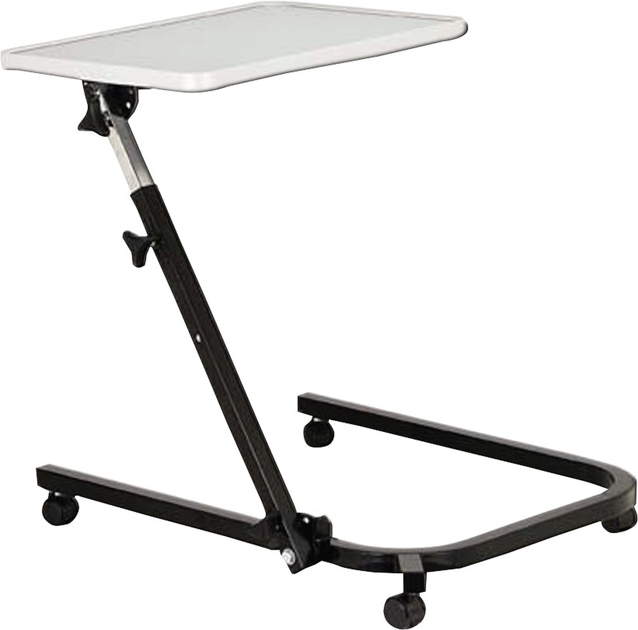 Table-Pivot and Tilt Adjustable Overbed Table Tray