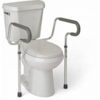 Adjustable versa frame for toilets