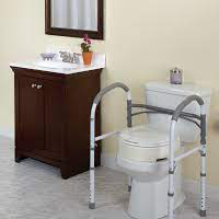 3Carex Health Brands Free Standing Bathroom Safety Rail thumbnail 3Carex Health Brands Free Standing Bathroom Safety Rail thumbnail