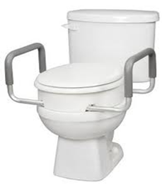Toilet Seat Risers With Removable Arms
